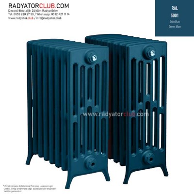 Kdr-6-75 Kolonlu Döküm Radyatör, Ral 5001 | Dilim 29